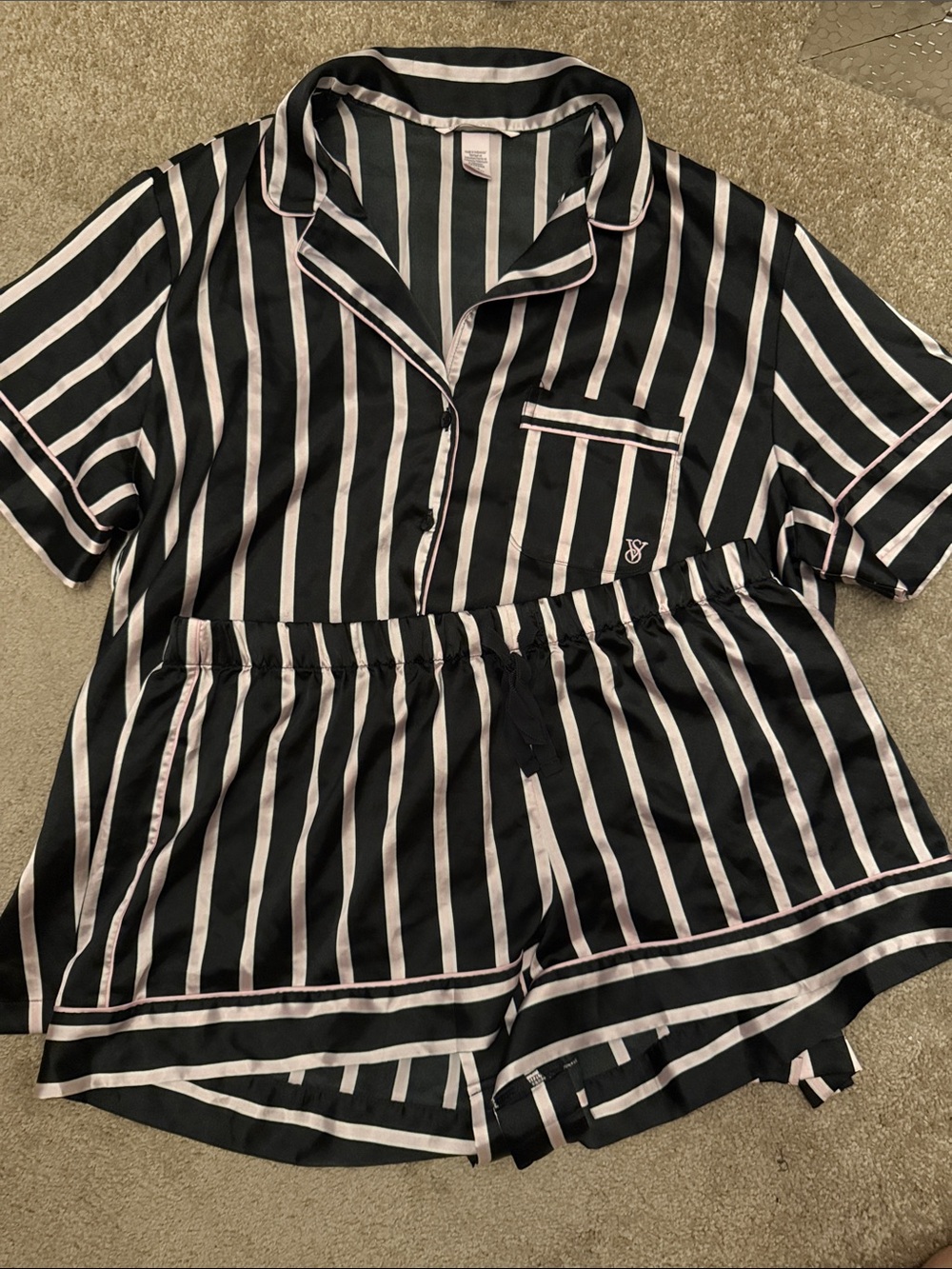 Victoria’s Secret Silk PJs Short Set